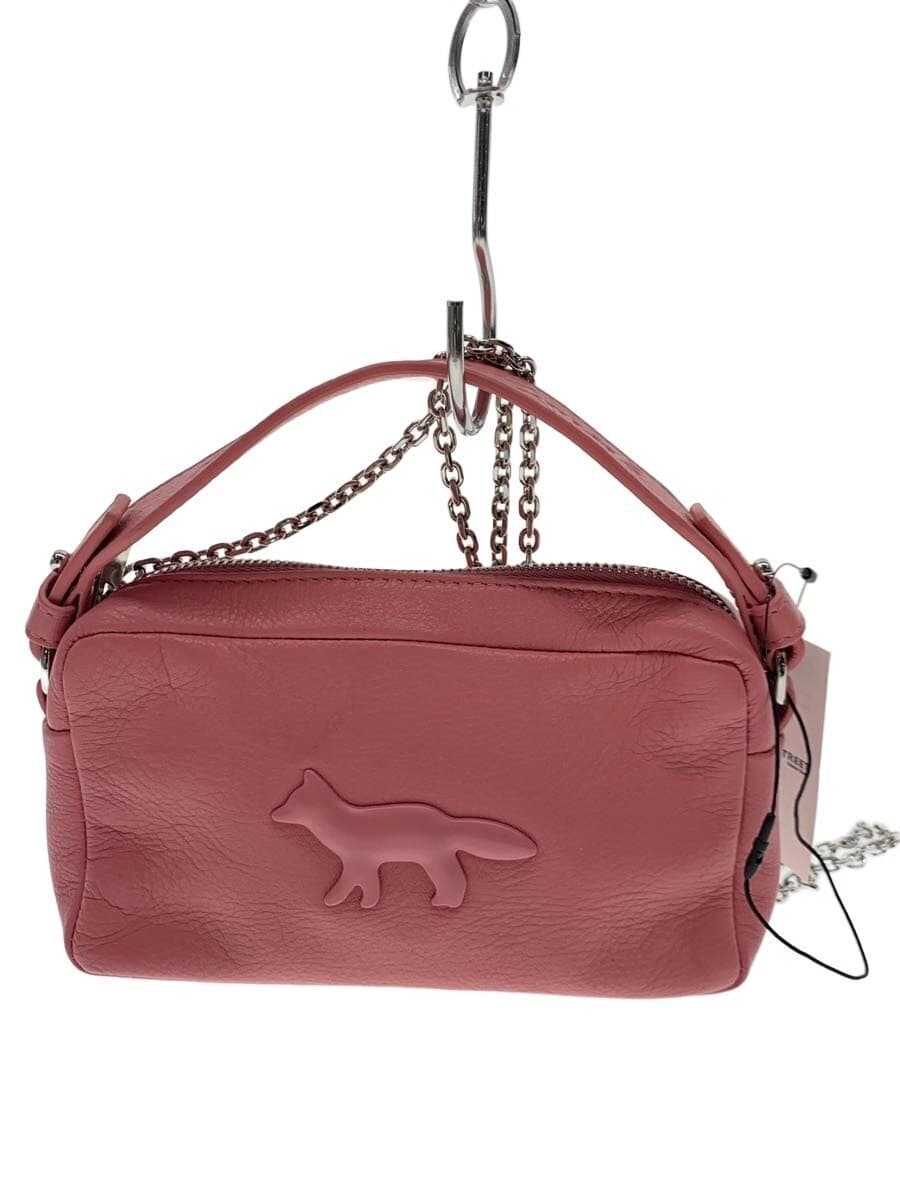 MAISON KITSUNE 25ss Shoulder Bag -- PNK nw05349lc0045