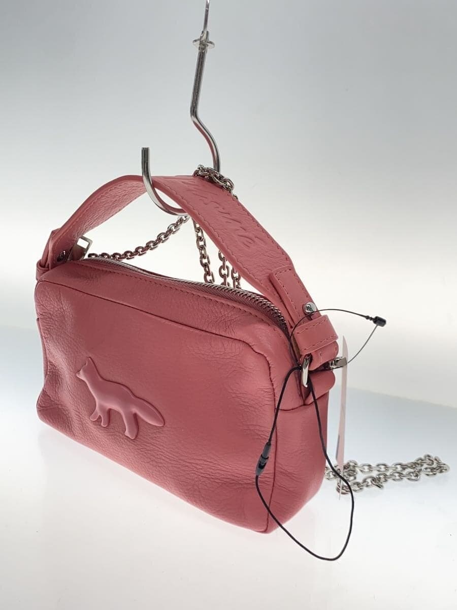 MAISON KITSUNE 25ss Shoulder Bag -- PNK nw05349lc0045 2