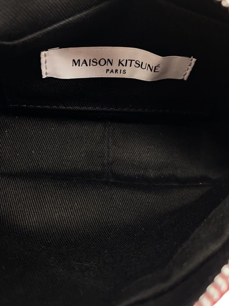 MAISON KITSUNE 25ss Shoulder Bag -- PNK nw05349lc0045 6
