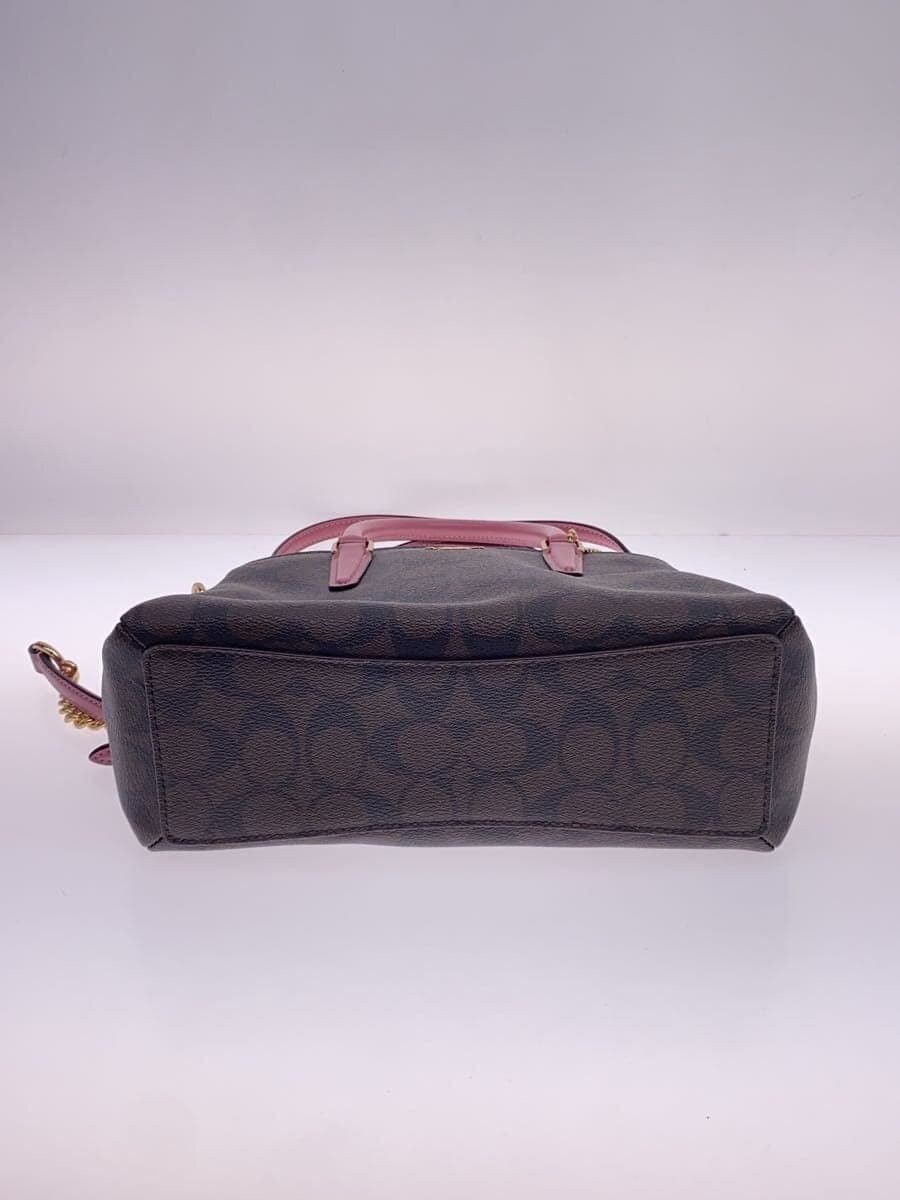 COACH Signature Tote Bag -- BRW All-over pattern 4