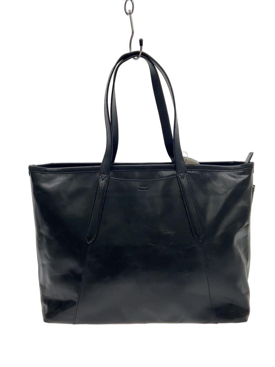 SEEKER Tote Bag Leather BLK