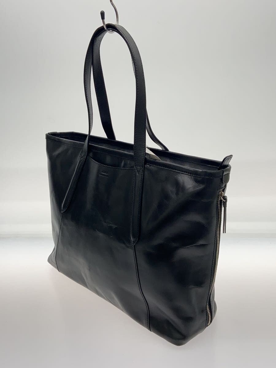SEEKER Tote Bag Leather BLK 2