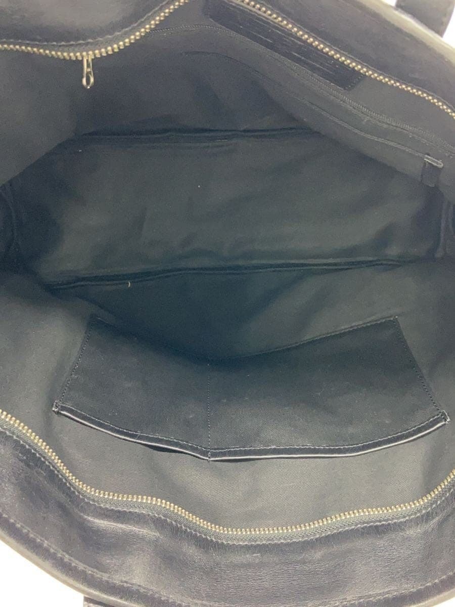 SEEKER Tote Bag Leather BLK 6