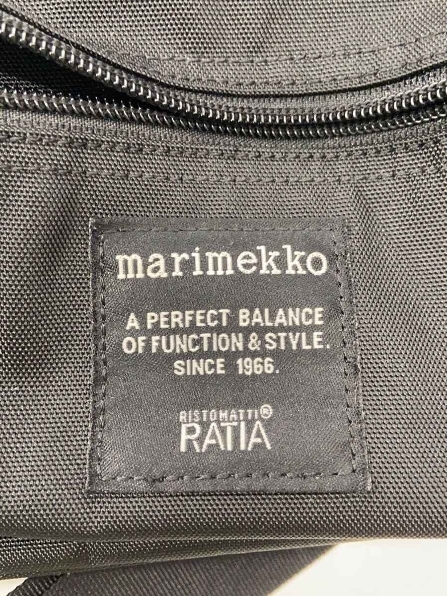 marimekko Shoulder Bag BLK Solid 047241 521404 5