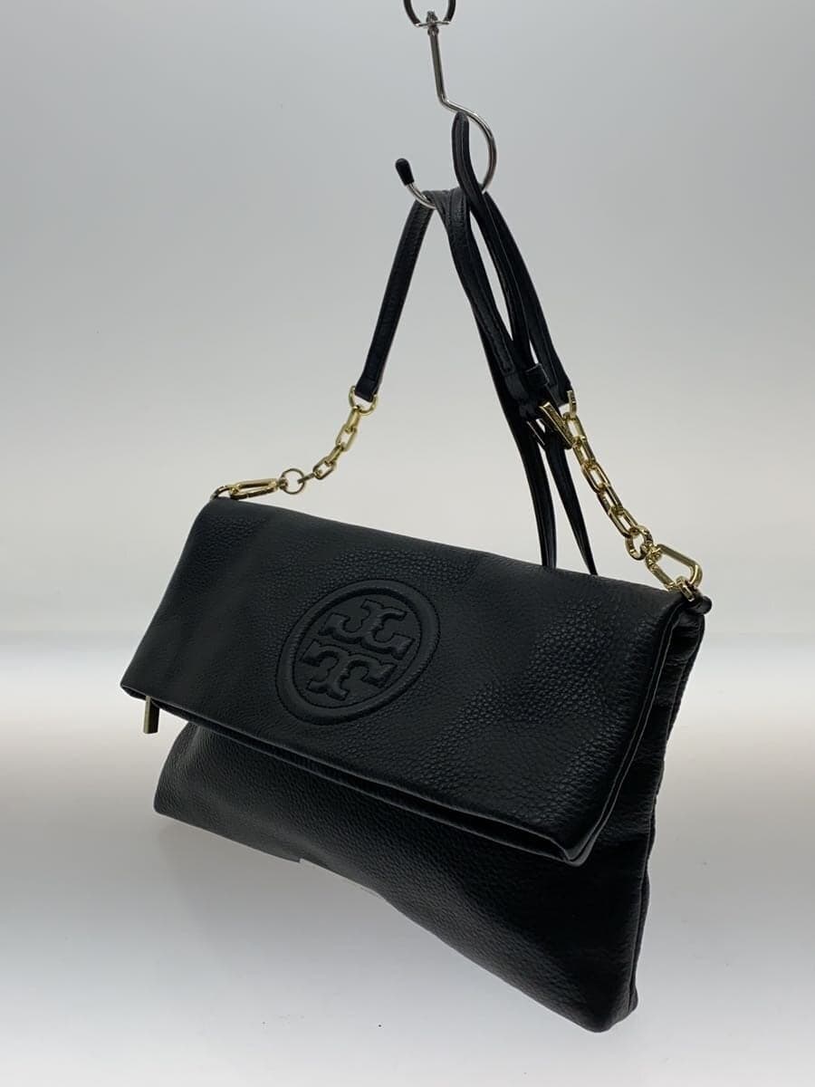 TORY BURCH Shoulder Bag Leather BLK 2