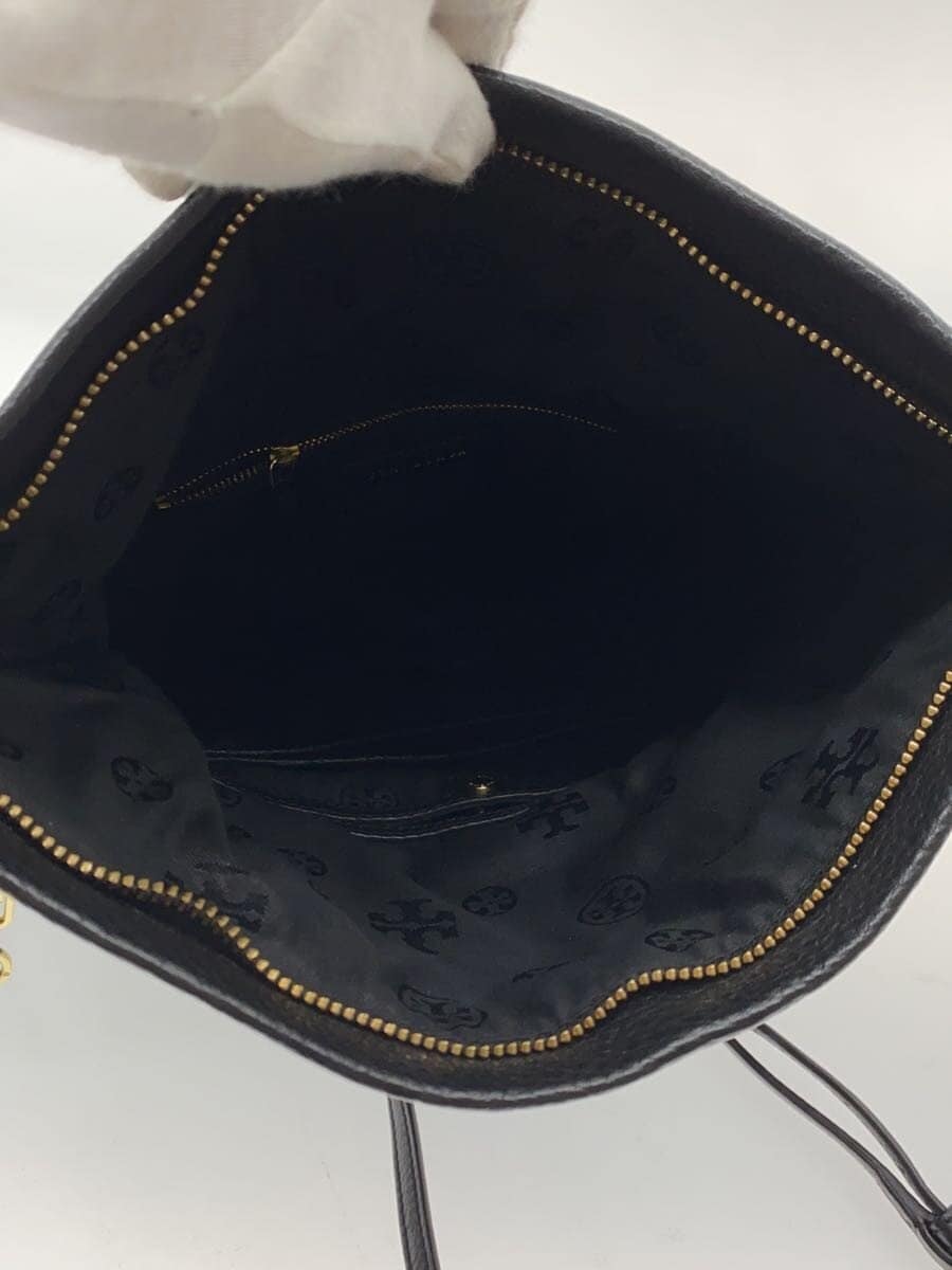 TORY BURCH Shoulder Bag Leather BLK 6