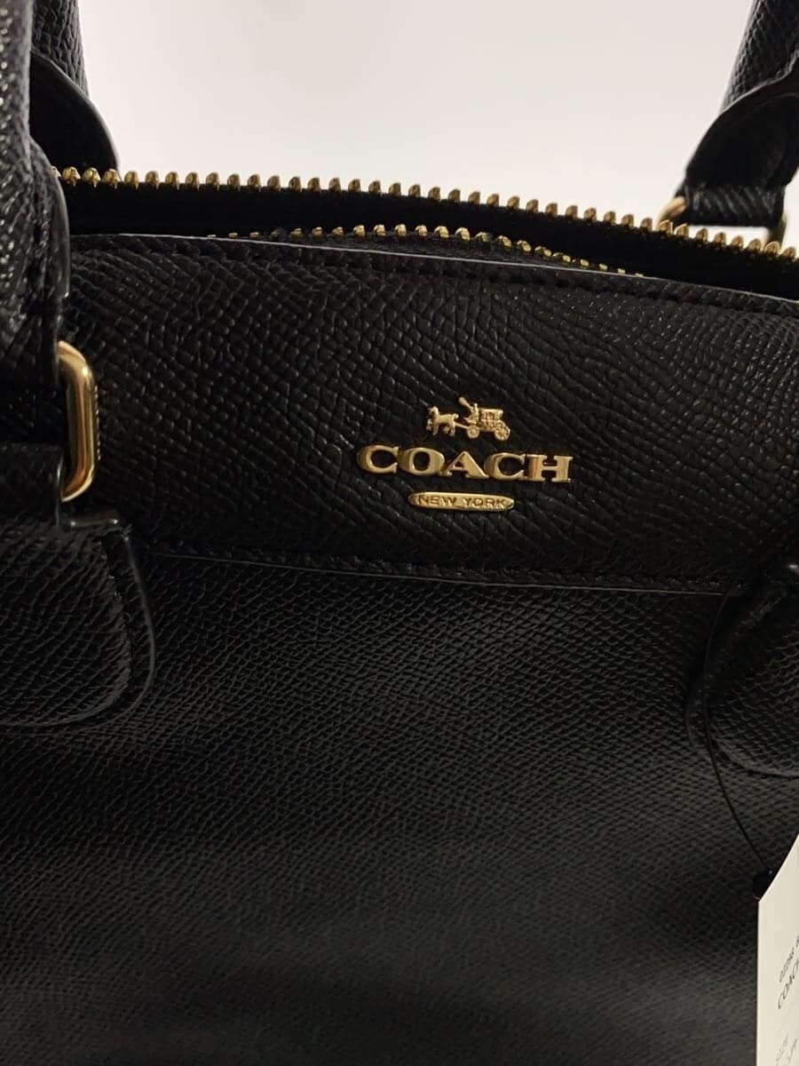 COACH Boston Bag_All Leather Leather BLK 5