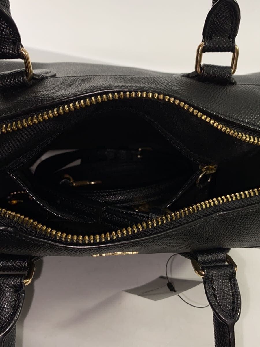COACH Boston Bag_All Leather Leather BLK 6