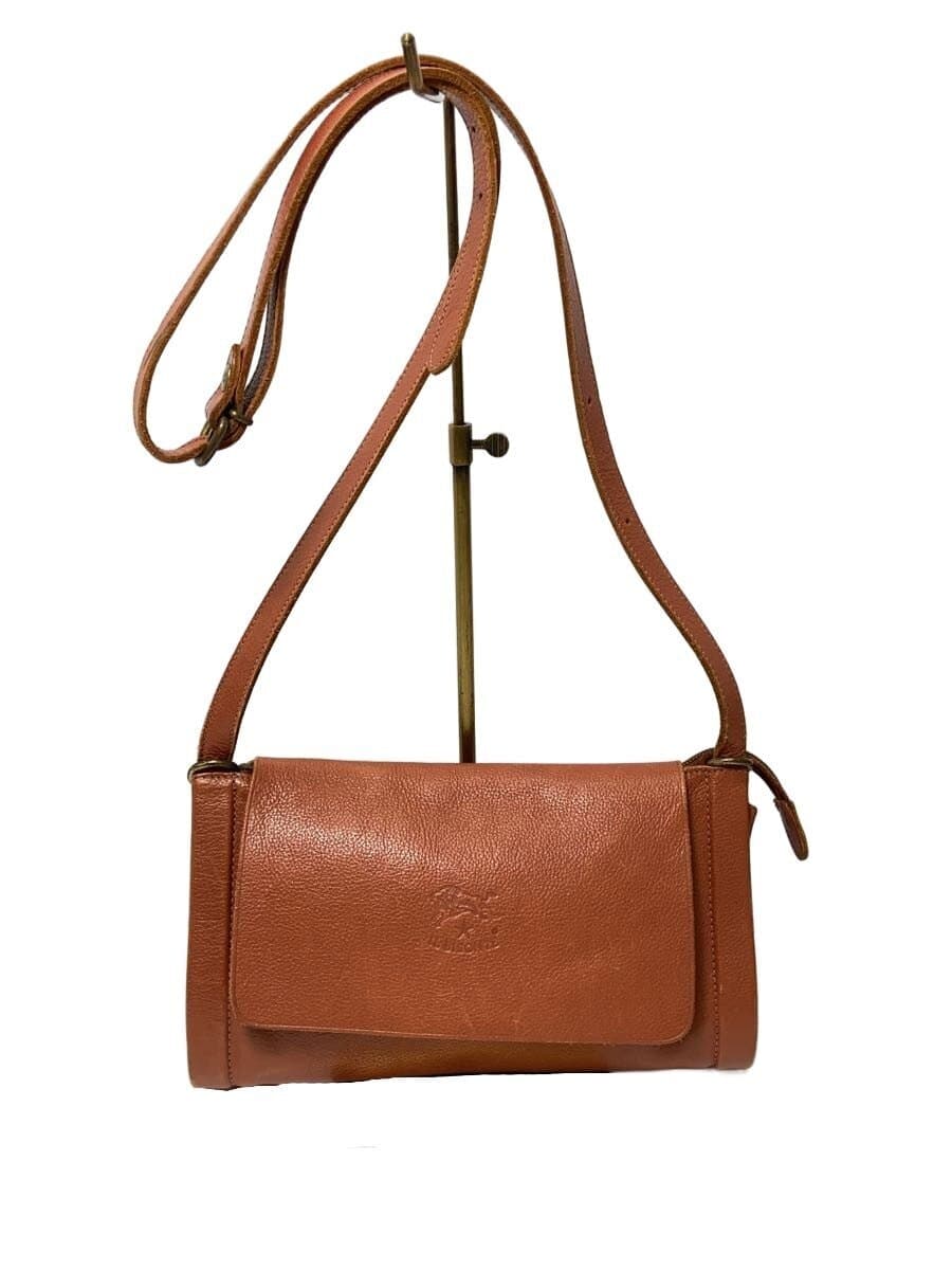 IL BISONTE Shoulder Bag Leather Brown