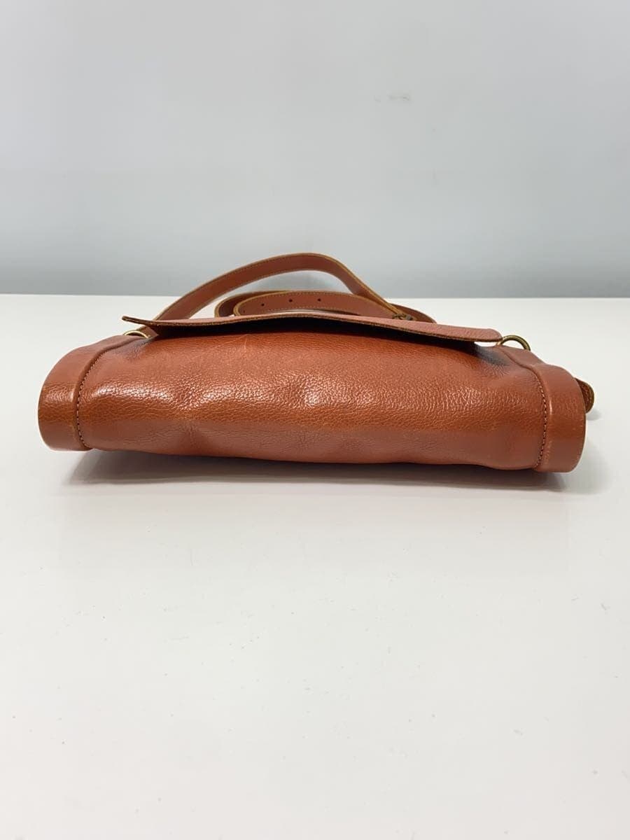 IL BISONTE Shoulder Bag Leather Brown 4