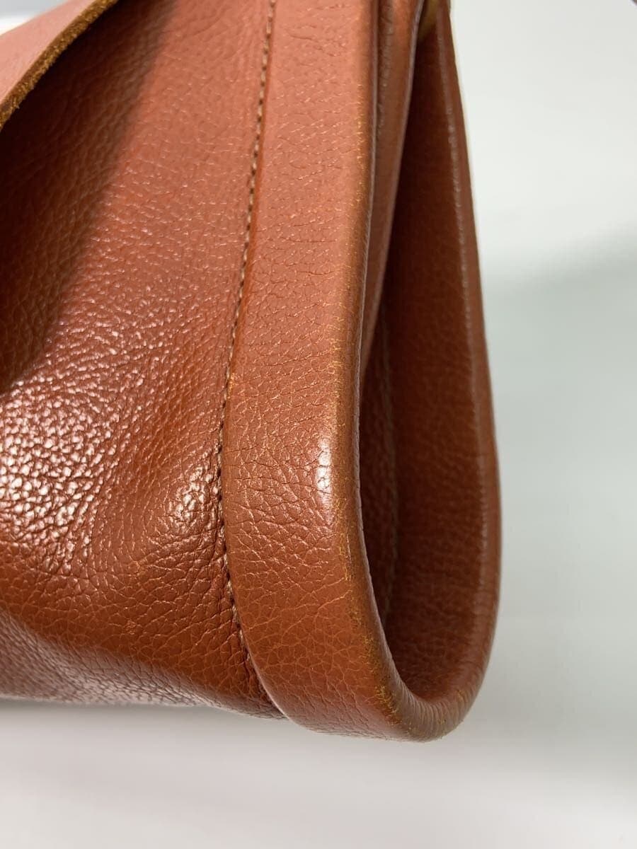 IL BISONTE Shoulder Bag Leather Brown 9