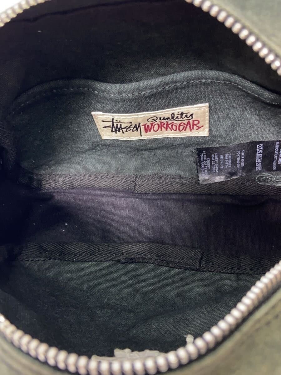 STUSSY shoulder bag cotton khaki 134255 6
