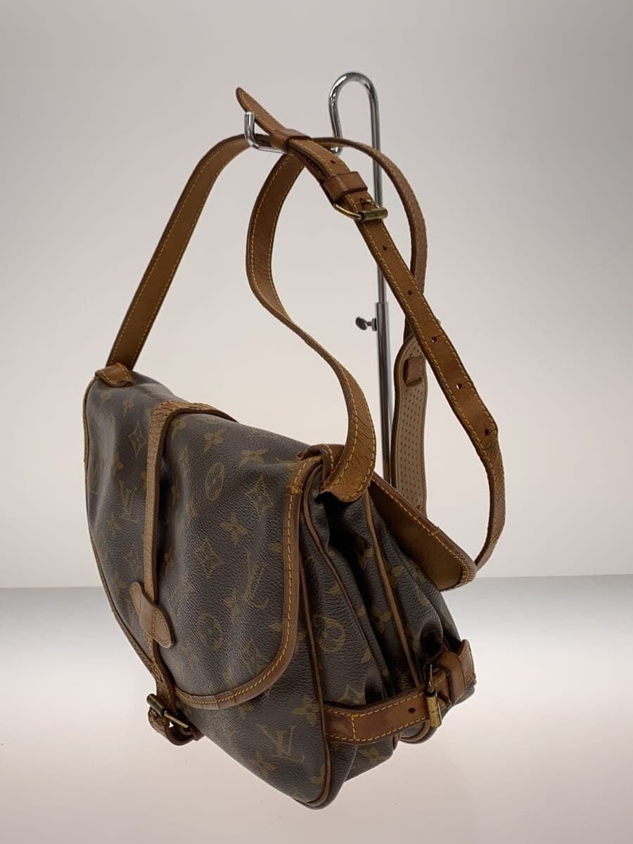 LOUIS VUITTON Saumur 30_Monogram Canvas Shoulder Bag Brown M42256 LOUIS VUITTON 2