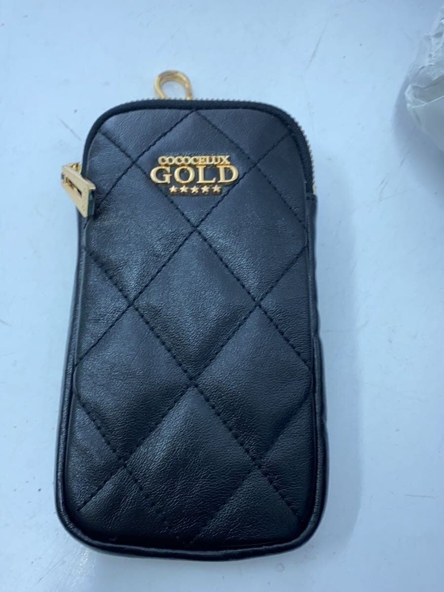 COCOCELUX GOLD Handbag BLK 7