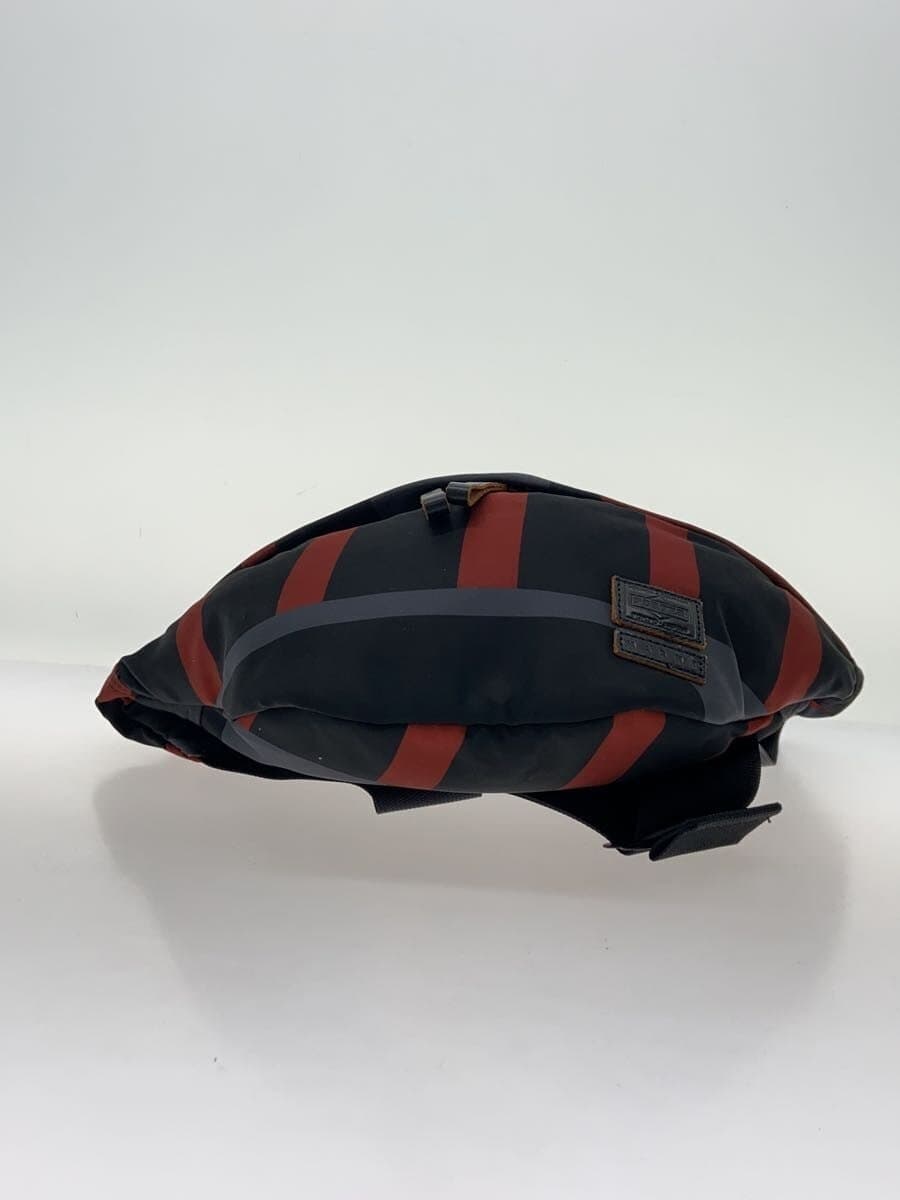 PORTER × MARNI Shoulder Bag Nylon Black Stripe 4