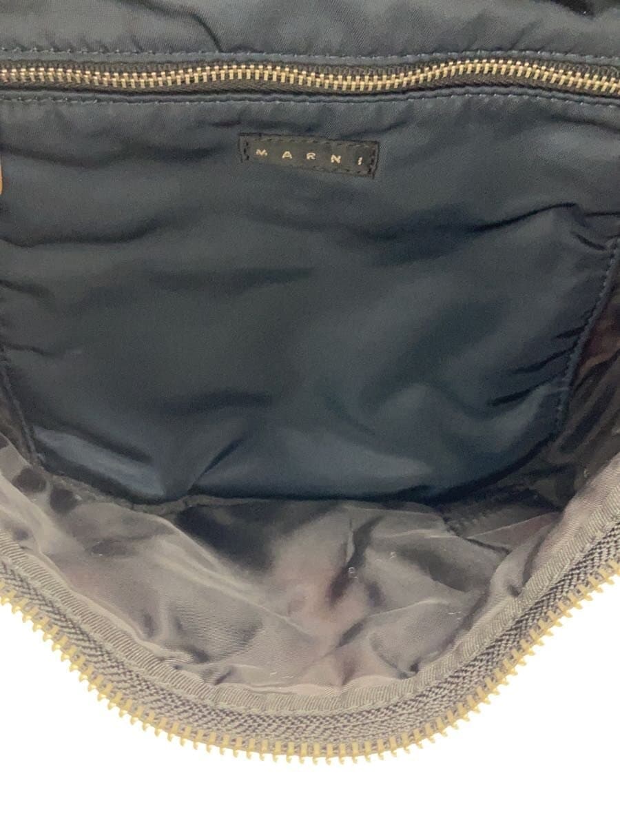 PORTER × MARNI Shoulder Bag Nylon Black Stripe 6