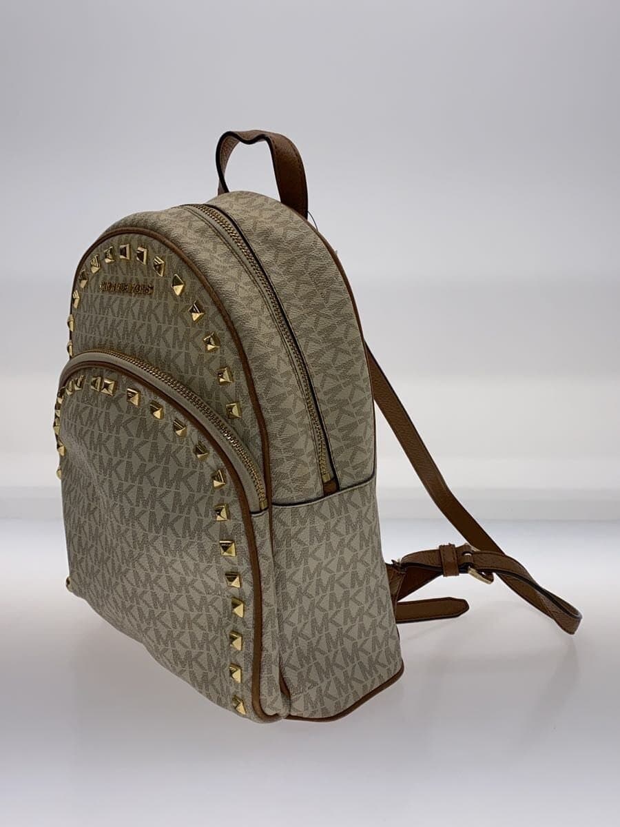 MICHAEL KORS Backpack Leather CRM All Over Pattern 35s9gayb6b 2