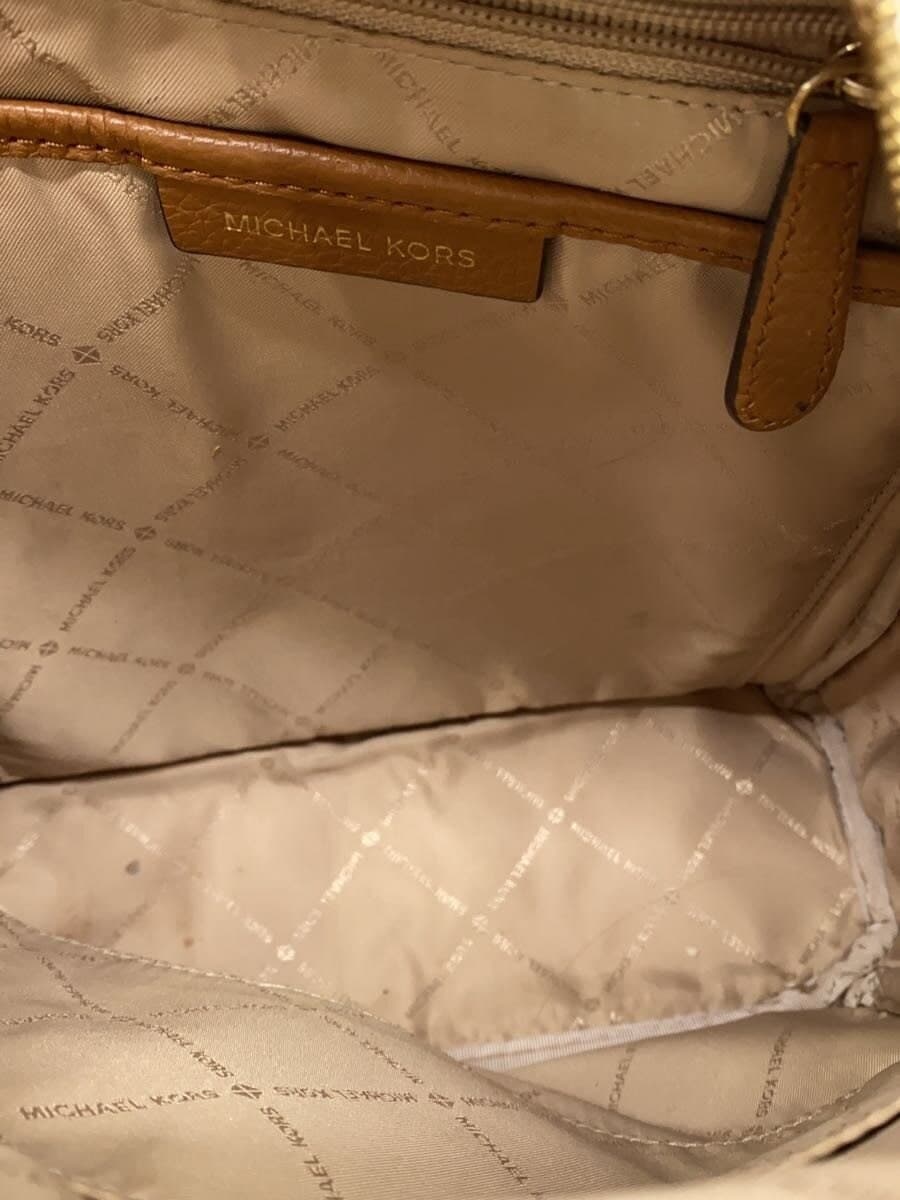 MICHAEL KORS Backpack Leather CRM All Over Pattern 35s9gayb6b 6