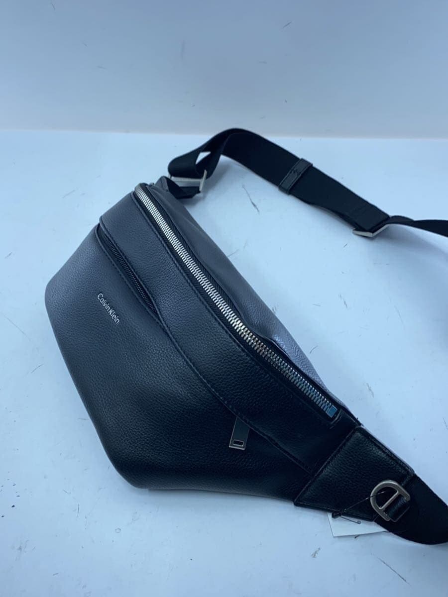 Calvin Klein Waist Bag Faux Leather BLK Solid 4D3161G-UB1 2
