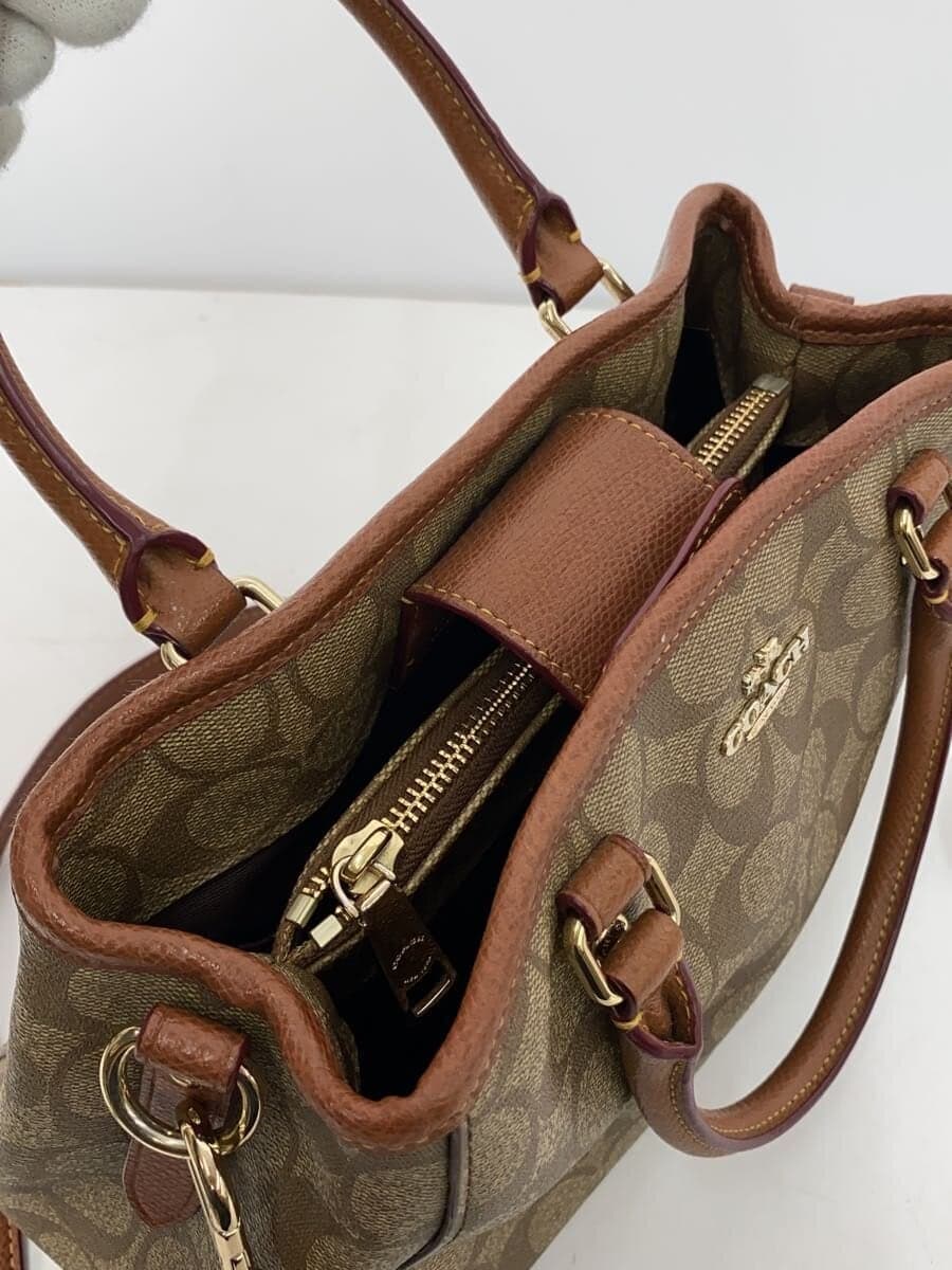 COACH Handbag_Signature Leather BRW 8
