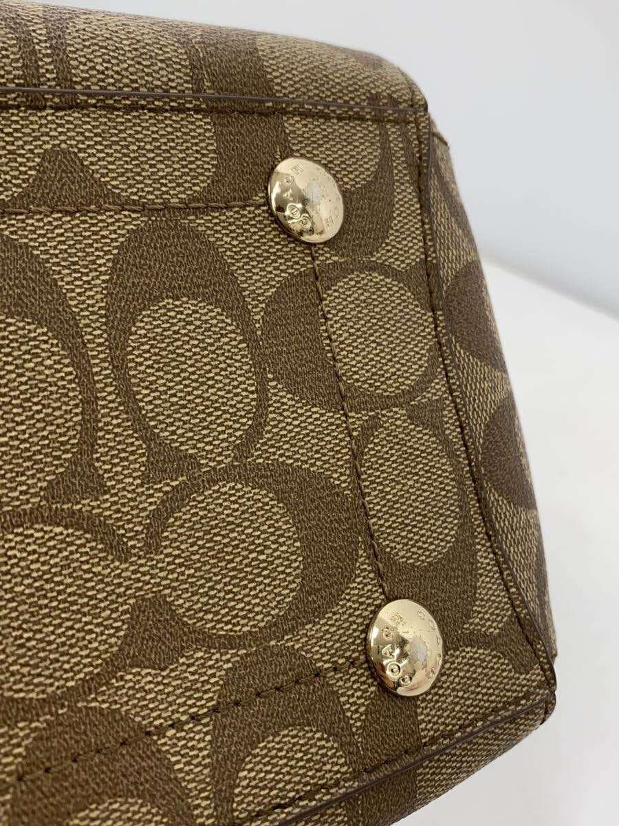 COACH Handbag_Signature Leather BRW 9