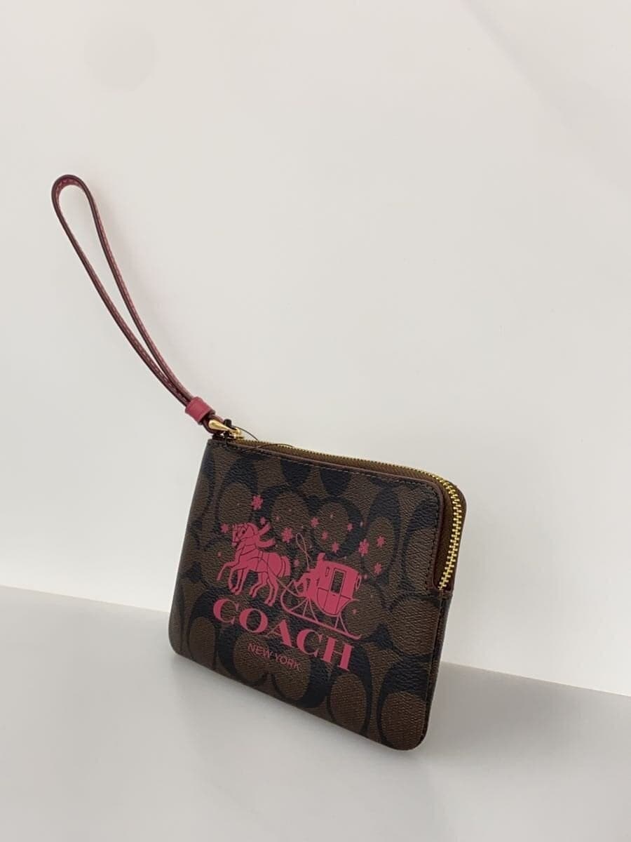 COACH Pouch -- BRW All-over pattern CN755 2