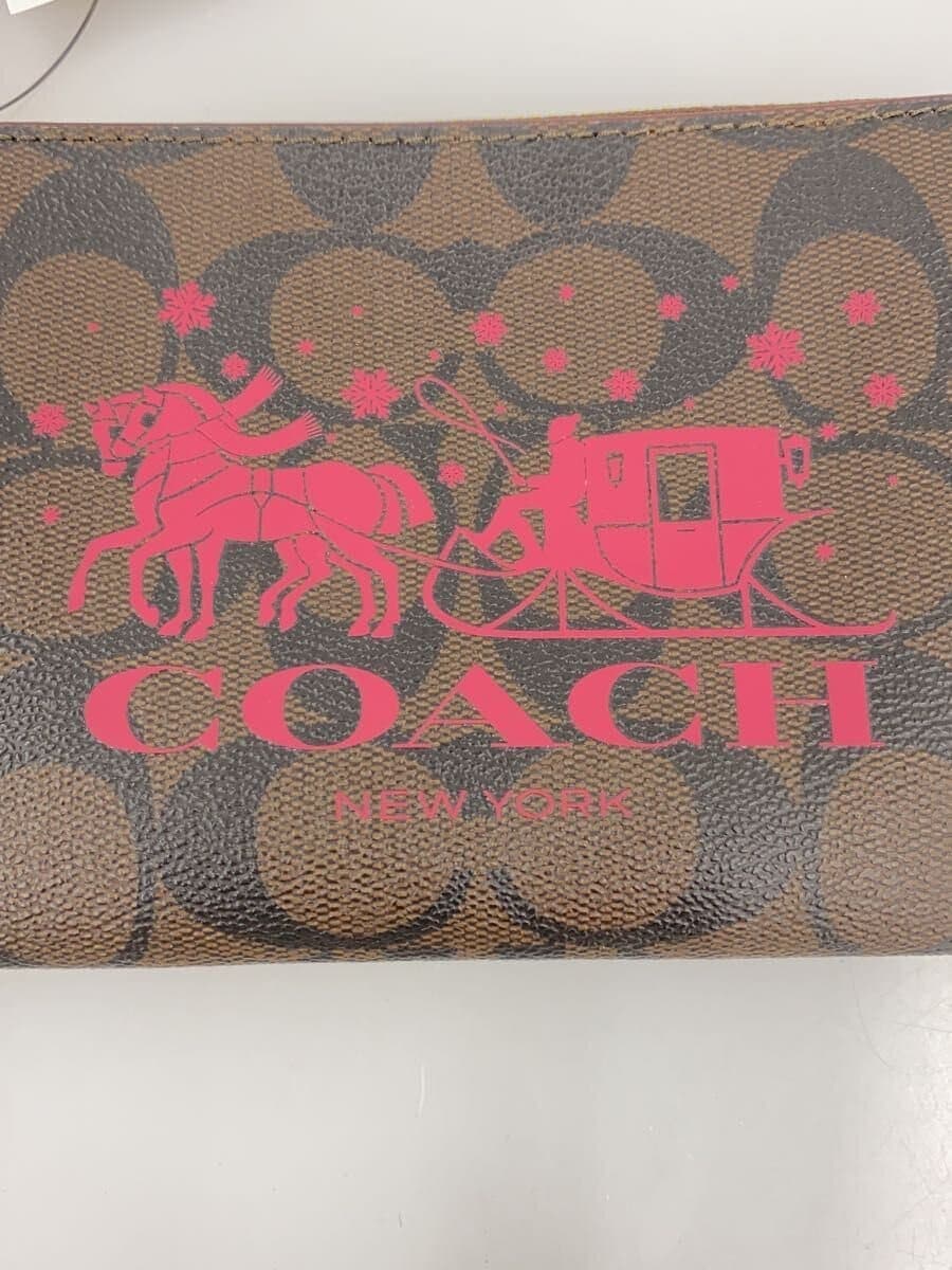 COACH Pouch -- BRW All-over pattern CN755 5