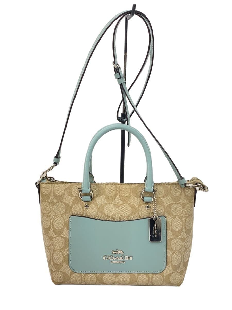 COACH Shoulder Bag BLU All Over Pattern F38089 COACH