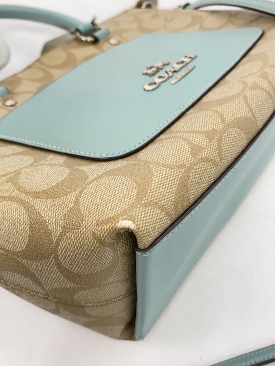 COACH Shoulder Bag BLU All Over Pattern F38089 COACH 9