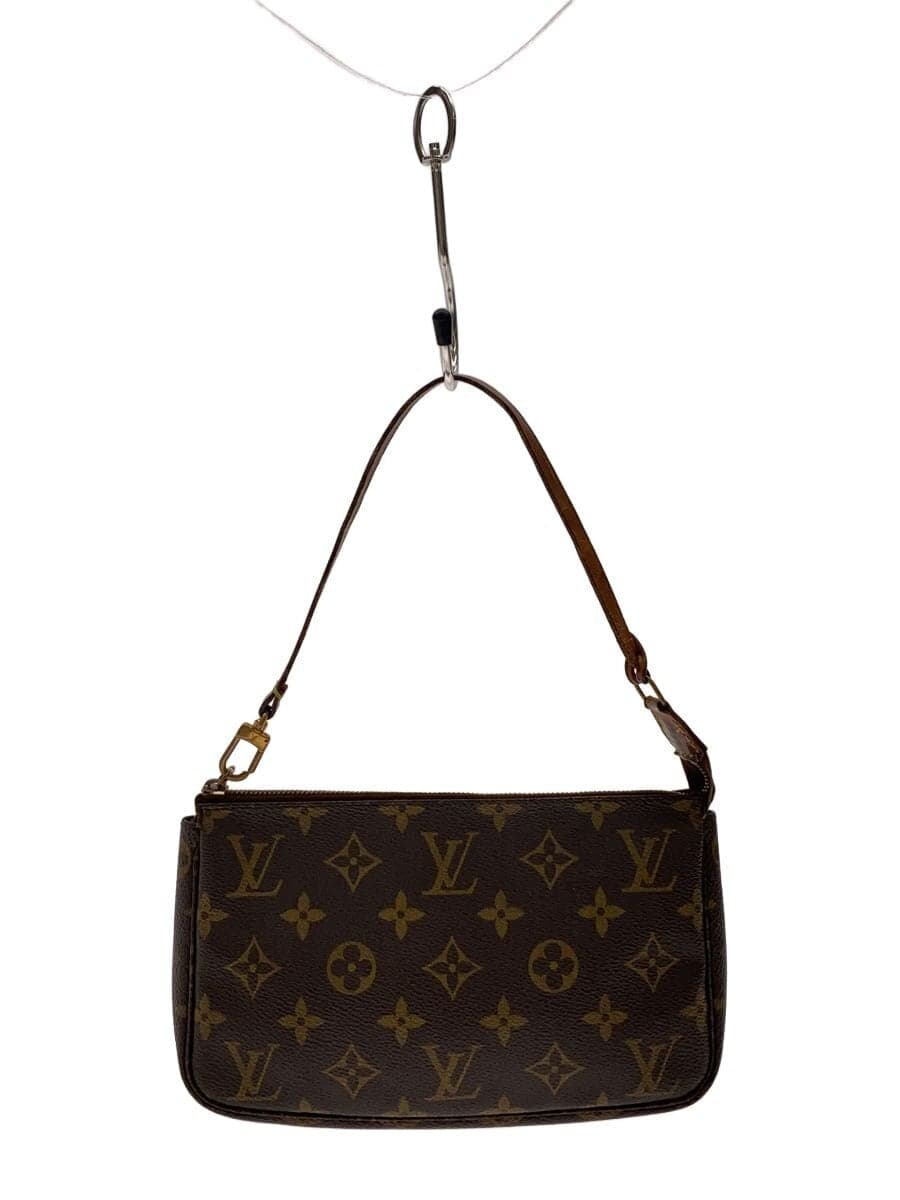 LOUIS VUITTON1)Pochette Accessoires_Monogram Canvas PVC BRW