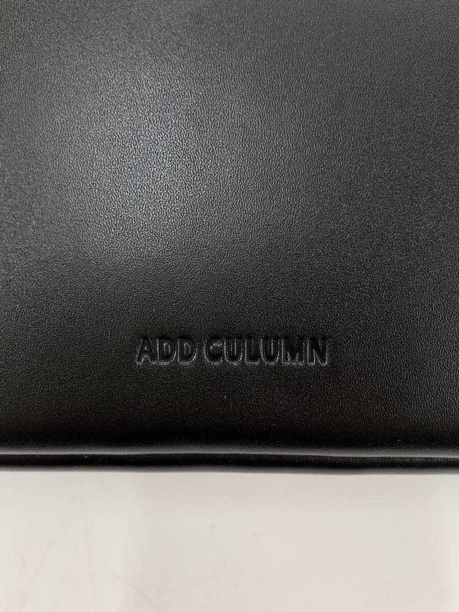 ADD CULUMN Shoulder Bag Leather BLK 5