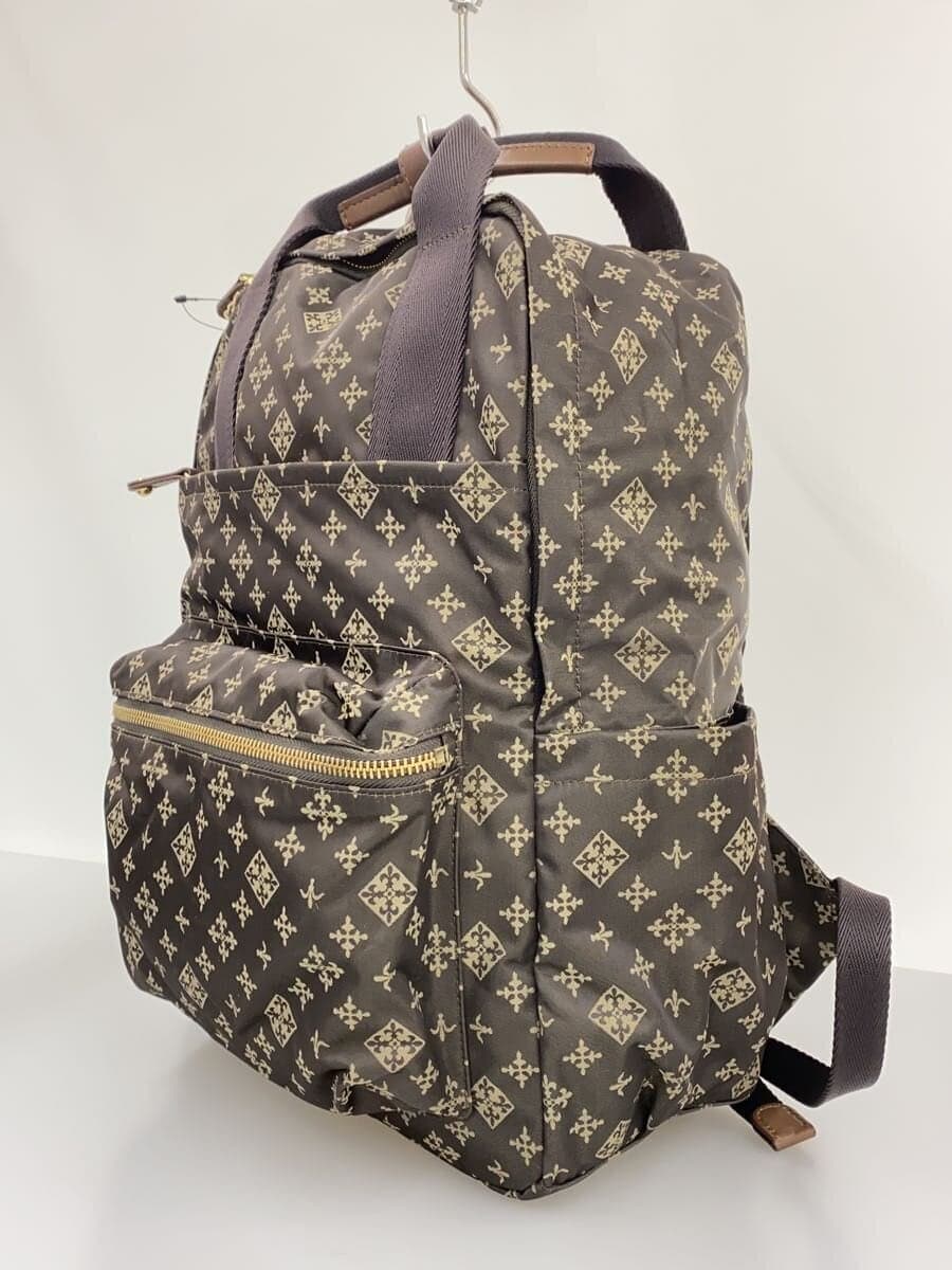 Russet backpack -- BRW all-over pattern 2