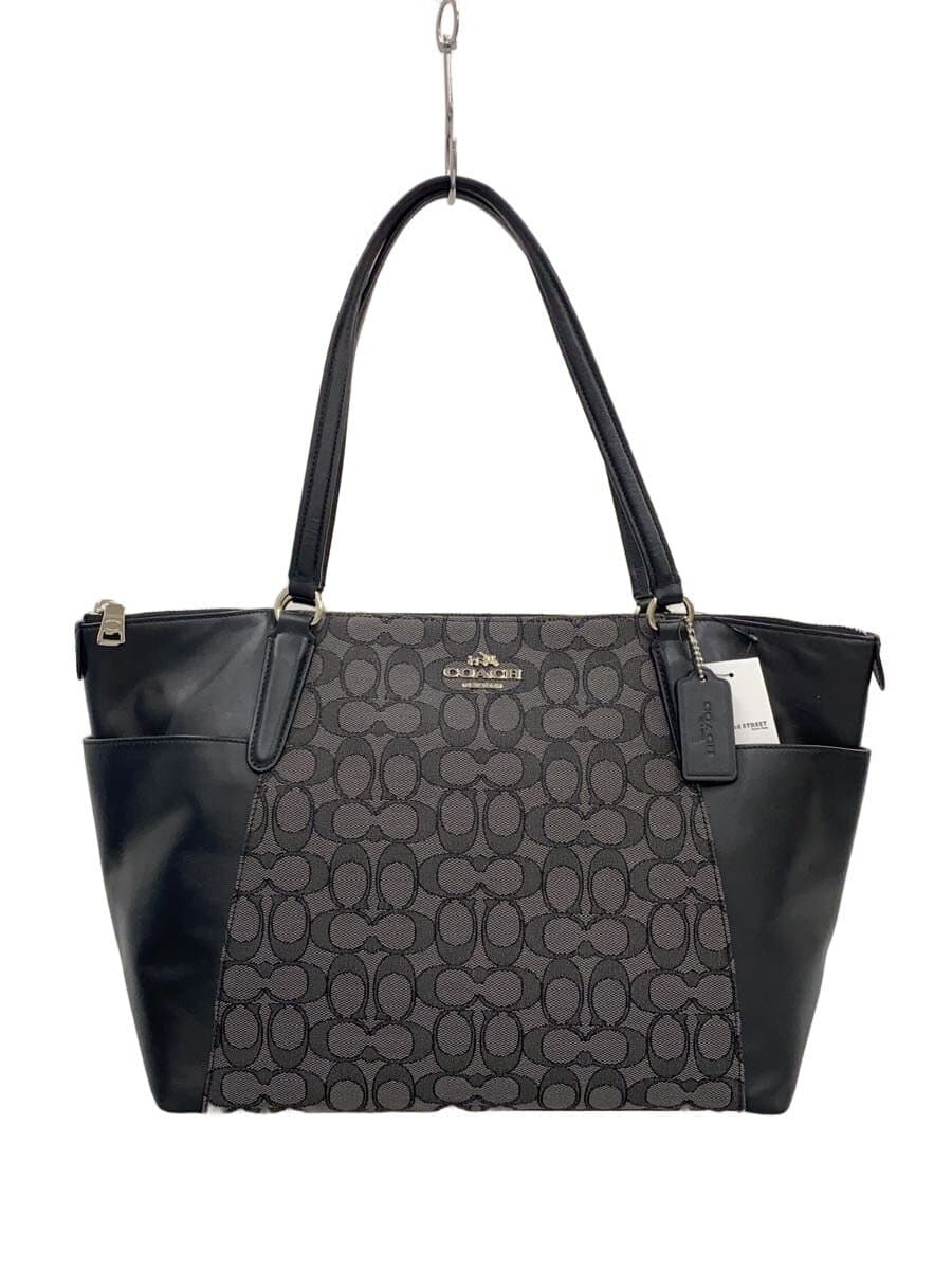 COACH Tote Bag PVC BLK F54797