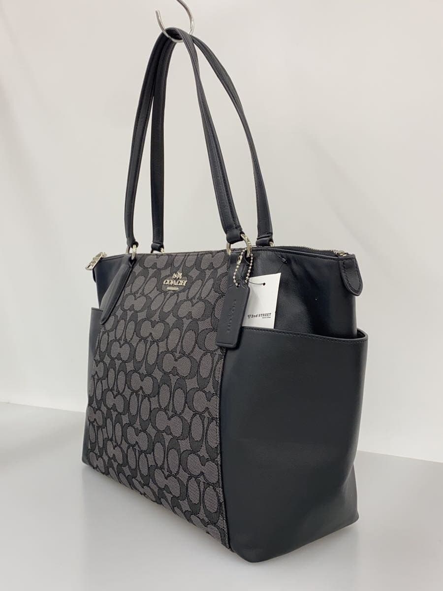 COACH Tote Bag PVC BLK F54797 2