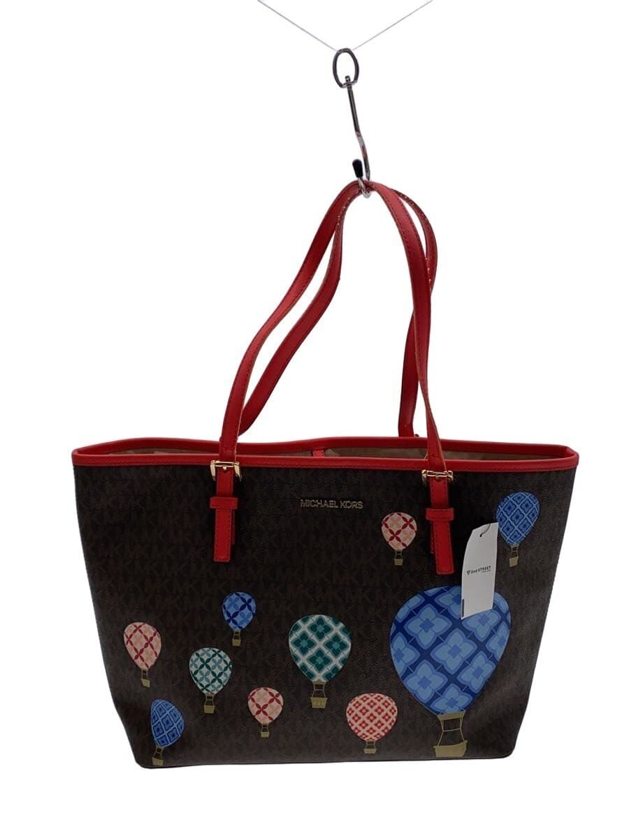 MICHAEL KORS Tote Bag Canvas Brown 35T0GUUT2B Michael Kors