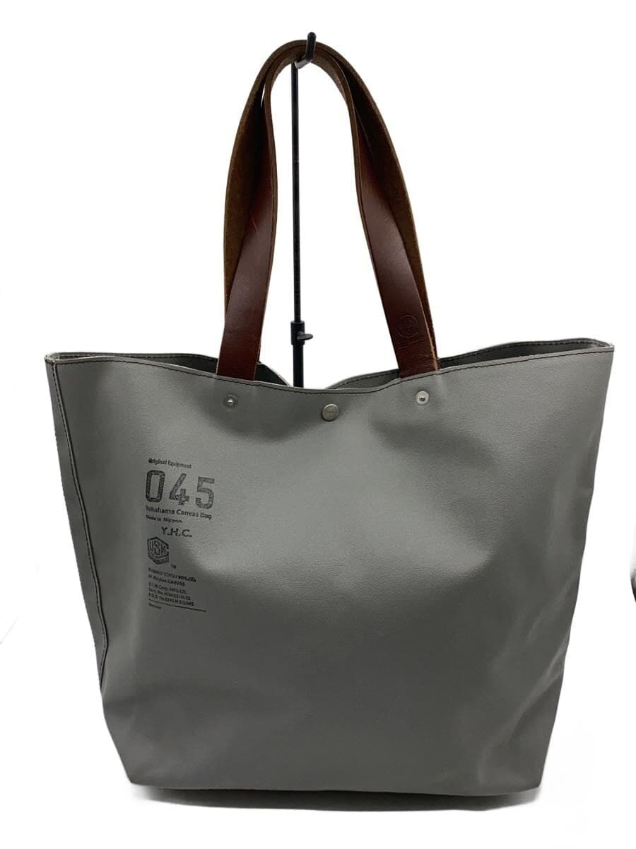 Other Brand Yokohama Canvas Kaban Tote Bag Leather SLV Solid