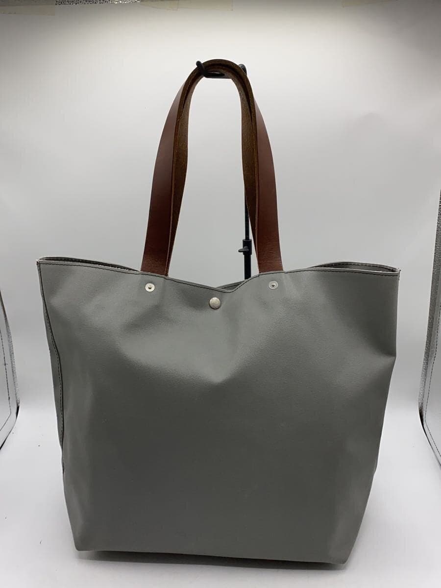 Other Brand Yokohama Canvas Kaban Tote Bag Leather SLV Solid 3