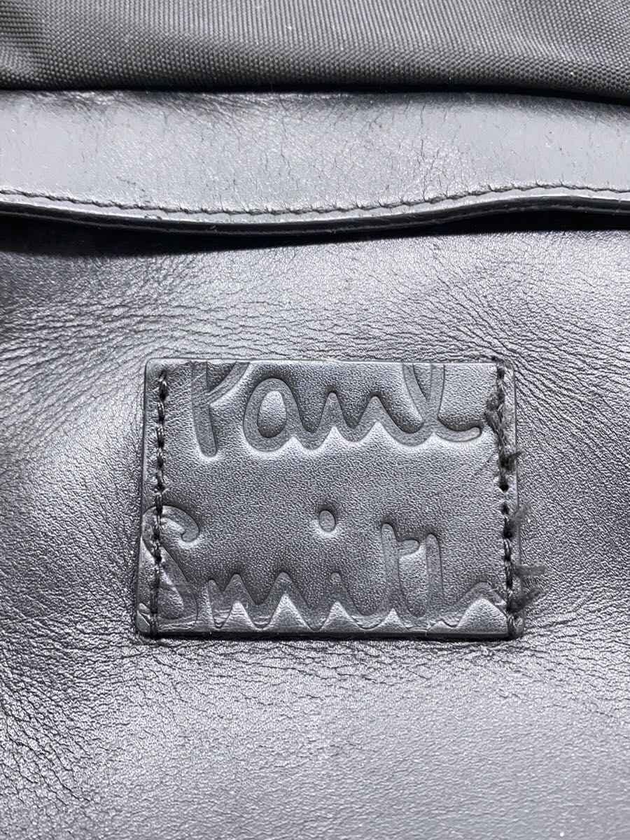 Paul Smith Backpack Leather BLK Solid 883883 N385 Urban Commuter 5