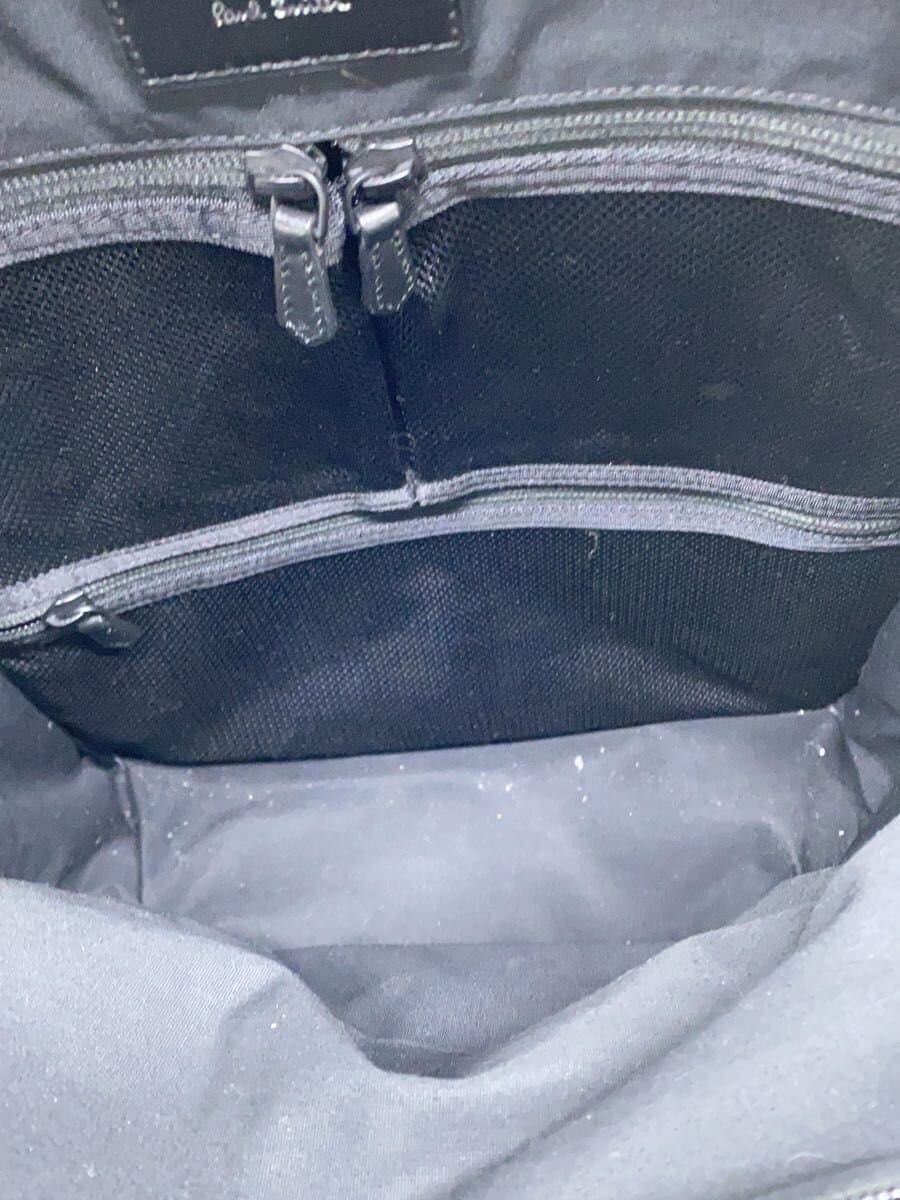 Paul Smith Backpack Leather BLK Solid 883883 N385 Urban Commuter 6