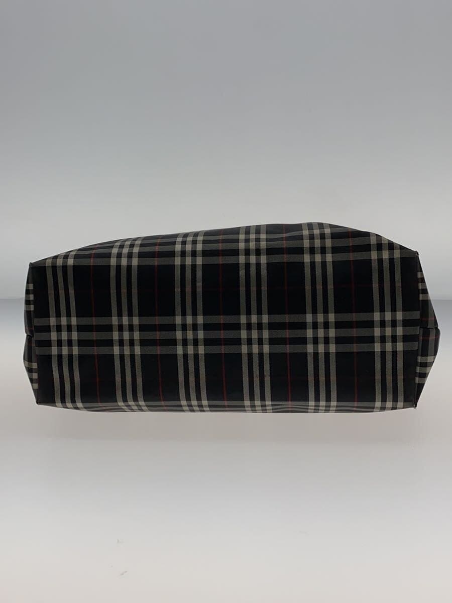 BURBERRY LONDON Tote Bag BLK Check 4