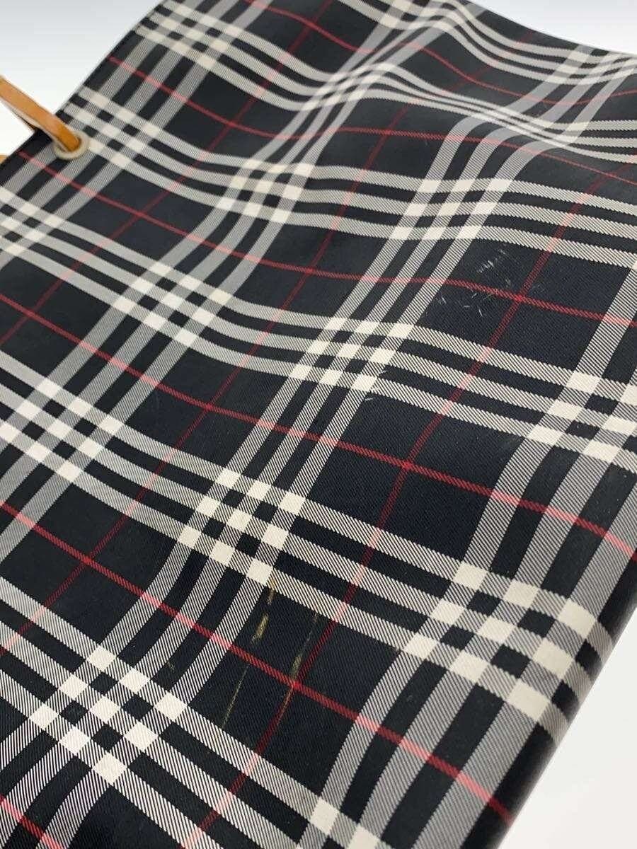 BURBERRY LONDON Tote Bag BLK Check 8