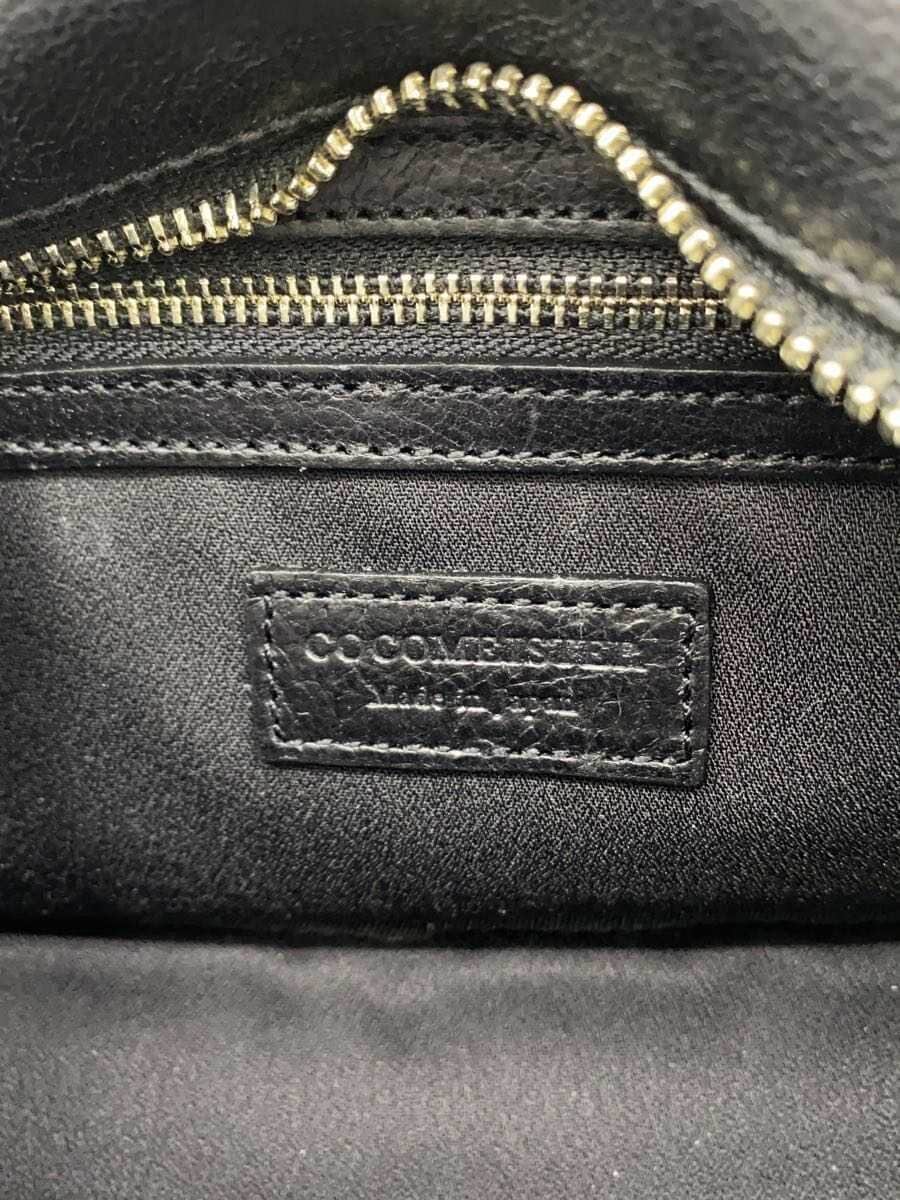 COCOMEISTER Shoulder Bag Leather BLK Solid 5