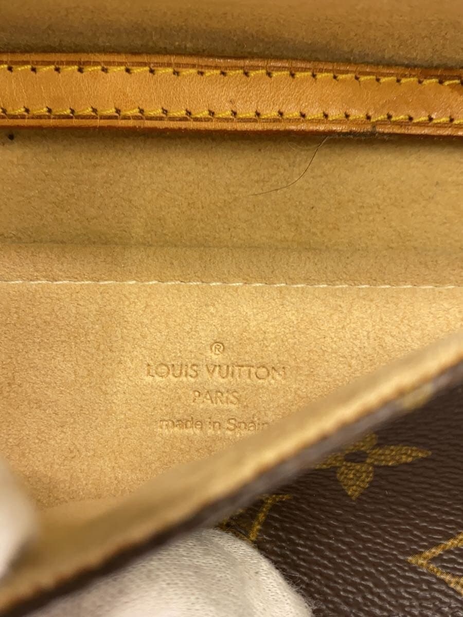 LOUIS VUITTON Shoulder Bag Leather BRW All Over Pattern 5