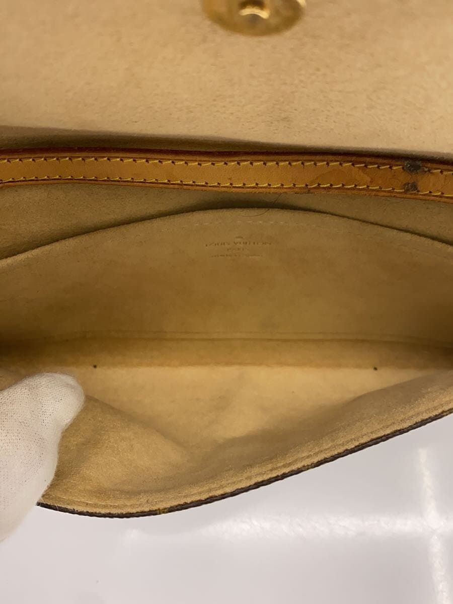 LOUIS VUITTON Shoulder Bag Leather BRW All Over Pattern 6
