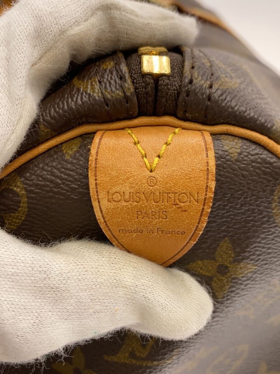 LOUIS VUITTON Keepall 50_Monogram Canvas PVC BRW 5