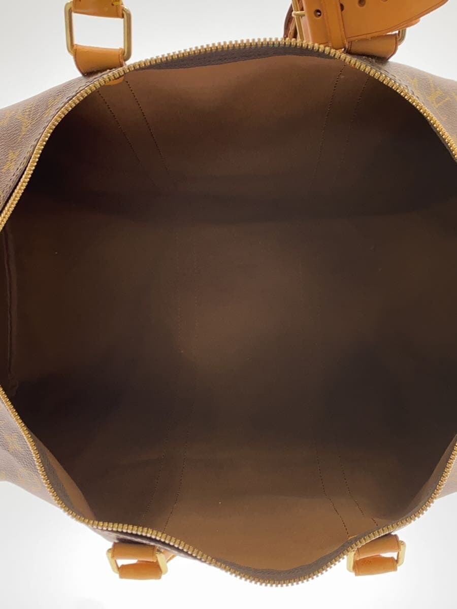 LOUIS VUITTON Keepall 50_Monogram Canvas PVC BRW 6