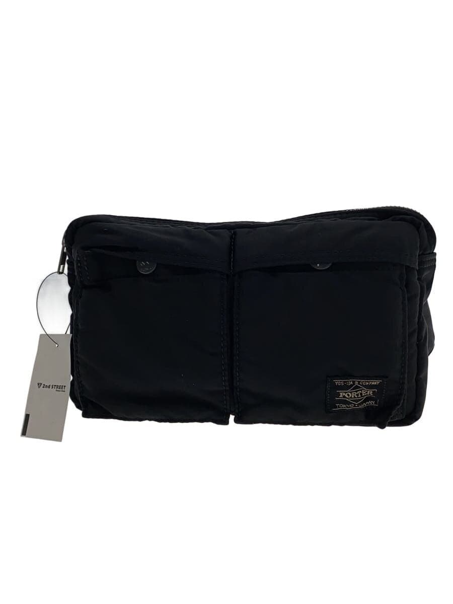 PORTER Waist Bag Nylon BLK Solid tanker