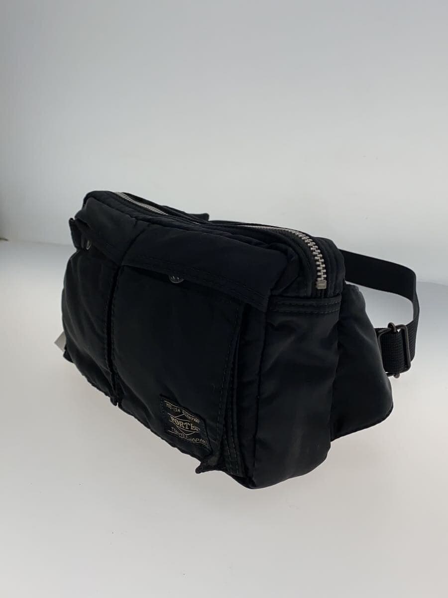 PORTER Waist Bag Nylon BLK Solid tanker 2