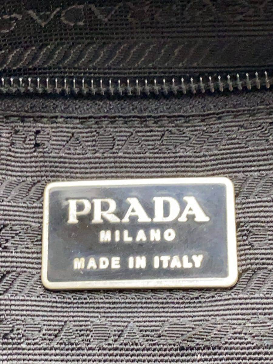 PRADA Handbag Nylon BLK Solid 5