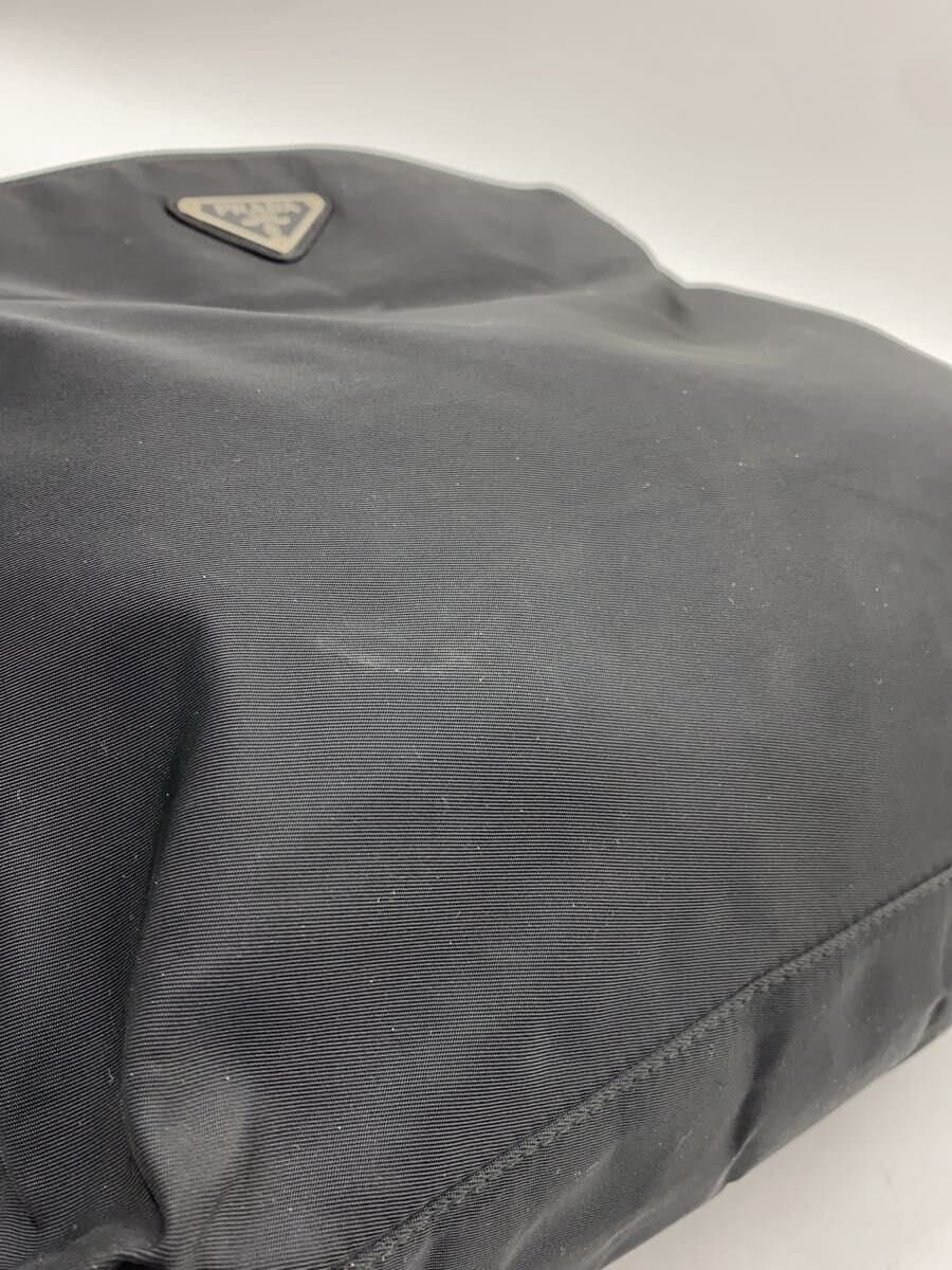 PRADA Handbag Nylon BLK Solid 7